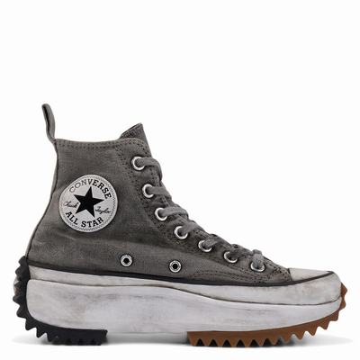 Converse Run Star Hike Smoked Canvas - Miesten Platform Kengät - Valkoinen